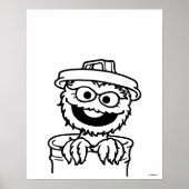 Sesamstraat | Oscar de Grouch Poster (Voorkant)