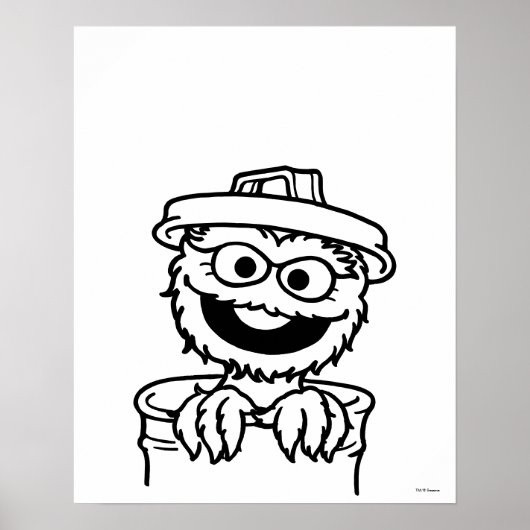 Sesamstraat | Oscar de Grouch Poster (Voorkant)