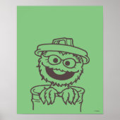 Sesamstraat | Oscar de Grouch Poster (Voorkant)