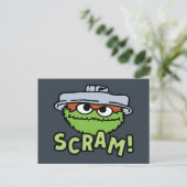 Sesamstraat | Oscar de Grouch Scram! Briefkaart (Staand voorkant)