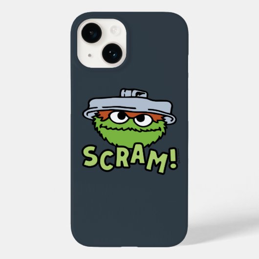 Sesamstraat | Oscar de Grouch Scram! Case-Mate iPhone Case (Achterkant)