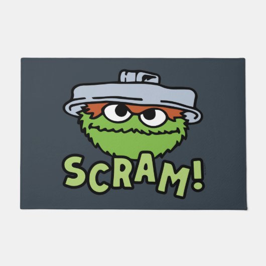 Sesamstraat | Oscar de Grouch Scram! Deurmat (Voorkant)
