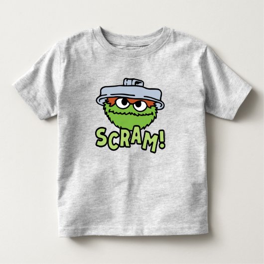 Sesamstraat | Oscar de Grouch Scram! Kinder Shirts (Voorkant)