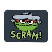 Sesamstraat | Oscar de Grouch Scram! Magneet (Horizontaal)