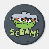 Sesamstraat | Oscar de Grouch Scram! Magneet (Voorkant)