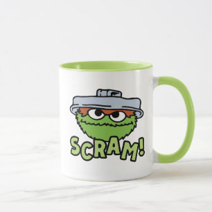 Sesamstraat   Oscar de Grouch Scram! Mok