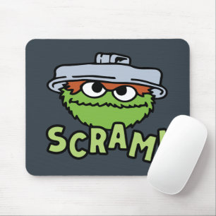 Sesamstraat Oscar de Grouch Scram! Muismat