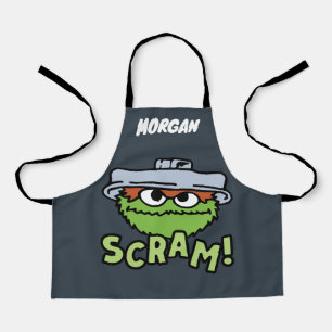 Sesamstraat Oscar de Grouch Scram! Naam toevoe Schort