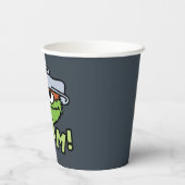Sesamstraat | Oscar de Grouch Scram! Papieren Bekers (Achterkant)