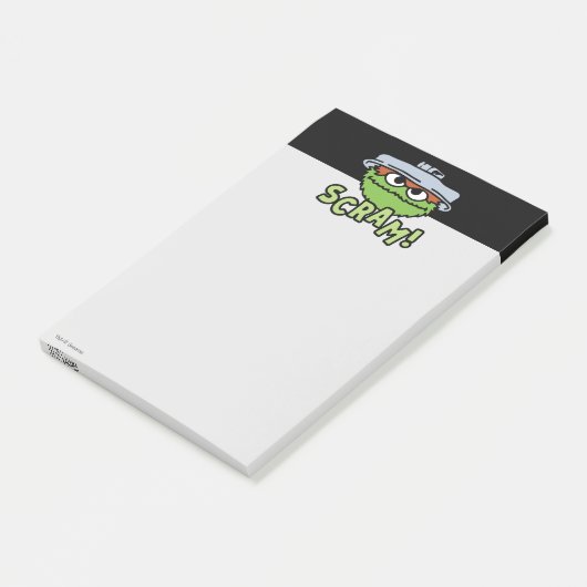 Sesamstraat | Oscar de Grouch Scram! Post-it® Notes (Schuin)