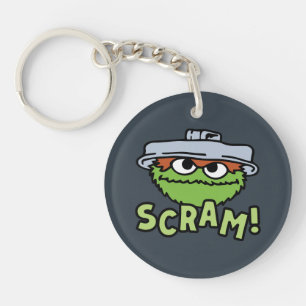 Sesamstraat   Oscar de Grouch Scram! Sleutelhanger