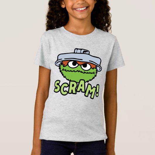 Sesamstraat | Oscar de Grouch Scram! T-shirt (Voorkant)