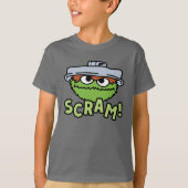 Sesamstraat | Oscar de Grouch Scram! T-shirt (Voorkant)