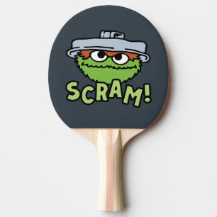 Sesamstraat   Oscar de Grouch Scram! Tafeltennisbatje