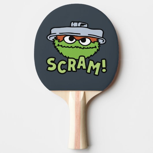 Sesamstraat | Oscar de Grouch Scram! Tafeltennisbatje (Voorkant)