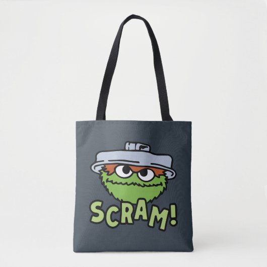 Sesamstraat | Oscar de Grouch Scram! Tote Bag (Voorkant)