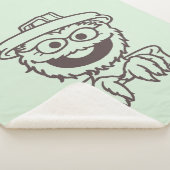 Sesamstraat | Oscar de Grouch Sherpa Deken (3/4)