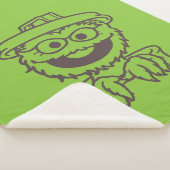 Sesamstraat | Oscar de Grouch Sherpa Deken (3/4)