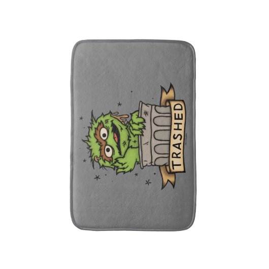Sesamstraat | Oscar de Grouch Trashed Badmat (Voorkant Verticaal)