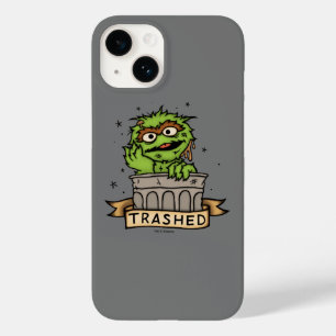 Sesamstraat   Oscar de Grouch Trashed Case-Mate iPhone 14 Hoesje
