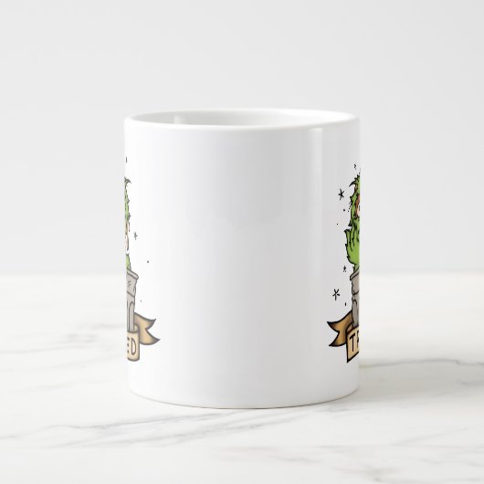Sesamstraat | Oscar de Grouch Trashed Grote Koffiekop (Voorkant)