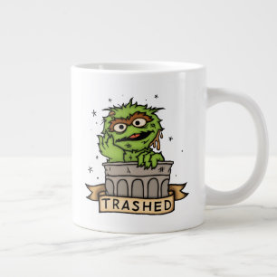 Sesamstraat   Oscar de Grouch Trashed Grote Koffiekop