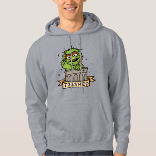 Sesamstraat   Oscar de Grouch Trashed Hoodie