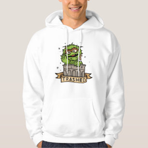 Sesamstraat   Oscar de Grouch Trashed Hoodie