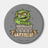 Sesamstraat | Oscar de Grouch Trashed Magneet (Voorkant)