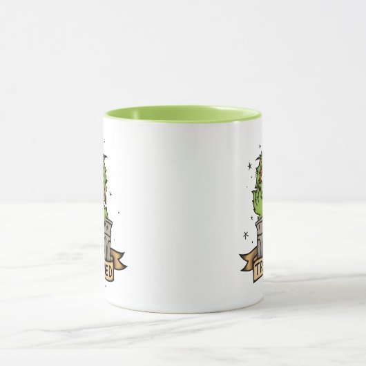 Sesamstraat | Oscar de Grouch Trashed Mok (Midden)