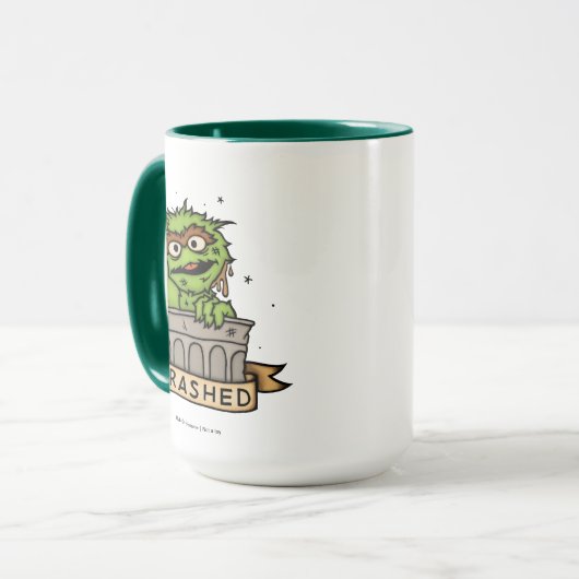 Sesamstraat | Oscar de Grouch Trashed Mok (Voorkant links)