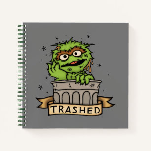 Sesamstraat   Oscar de Grouch Trashed Notitieboek