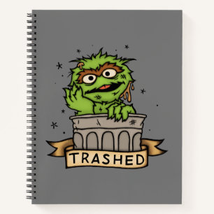 Sesamstraat   Oscar de Grouch Trashed Notitieboek
