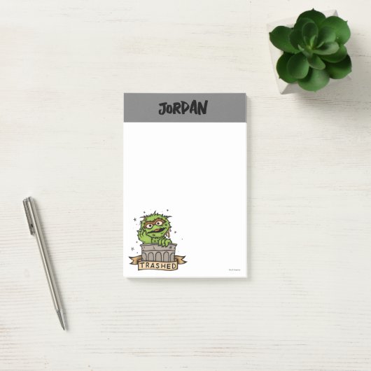 Sesamstraat | Oscar de Grouch Trashed Post-it® Notes (Kantoor)