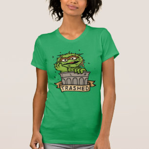 Sesamstraat   Oscar de Grouch Trashed T-shirt