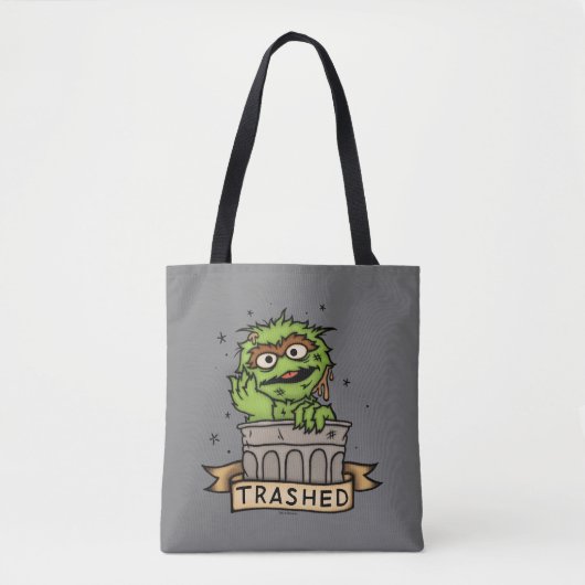 Sesamstraat | Oscar de Grouch Trashed Tote Bag (Voorkant)