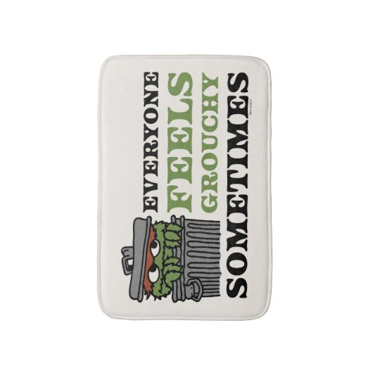 Sesamstraat | Oscar de Grouch voelt Grouchy Badmat (Voorkant Verticaal)