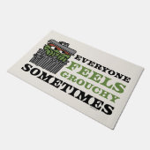 Sesamstraat | Oscar de Grouch voelt Grouchy Deurmat (Schuin)