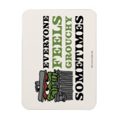 Sesamstraat | Oscar de Grouch voelt Grouchy Magneet (Verticaal)