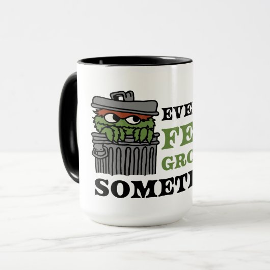 Sesamstraat | Oscar de Grouch voelt Grouchy Mok (Voorkant links)