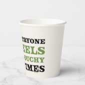 Sesamstraat | Oscar de Grouch voelt Grouchy Papieren Bekers (Achterkant)