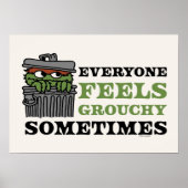 Sesamstraat | Oscar de Grouch voelt Grouchy Poster (Voorkant)