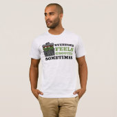 Sesamstraat | Oscar de Grouch voelt Grouchy T-shirt (Voorkant volledig)