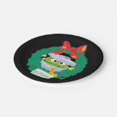 Sesamstraat | Oscar de Grouch Wreath Papieren Bordje (Gekanteld)
