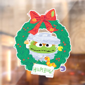 Sesamstraat | Oscar de Grouch Wreath Raamsticker (Vel 2)