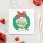 Sesamstraat | Oscar de Grouch Wreath Servet (Insitu)