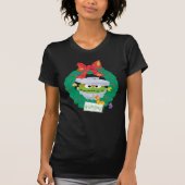 Sesamstraat | Oscar de Grouch Wreath T-shirt (Voorkant)