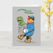 Sesamstraat | Oscar en Bruno, het Man afval Kaart (Gele Bloem)