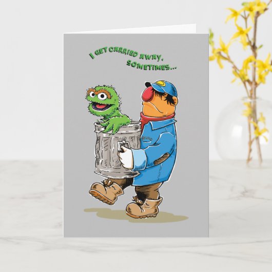 Sesamstraat | Oscar en Bruno, het Man afval Kaart (Gele Bloem)