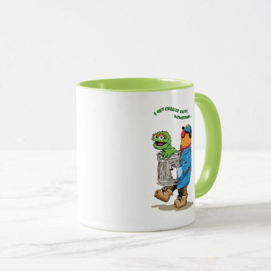 Sesamstraat | Oscar en Bruno, het Man afval Mok (Voorkant rechts)